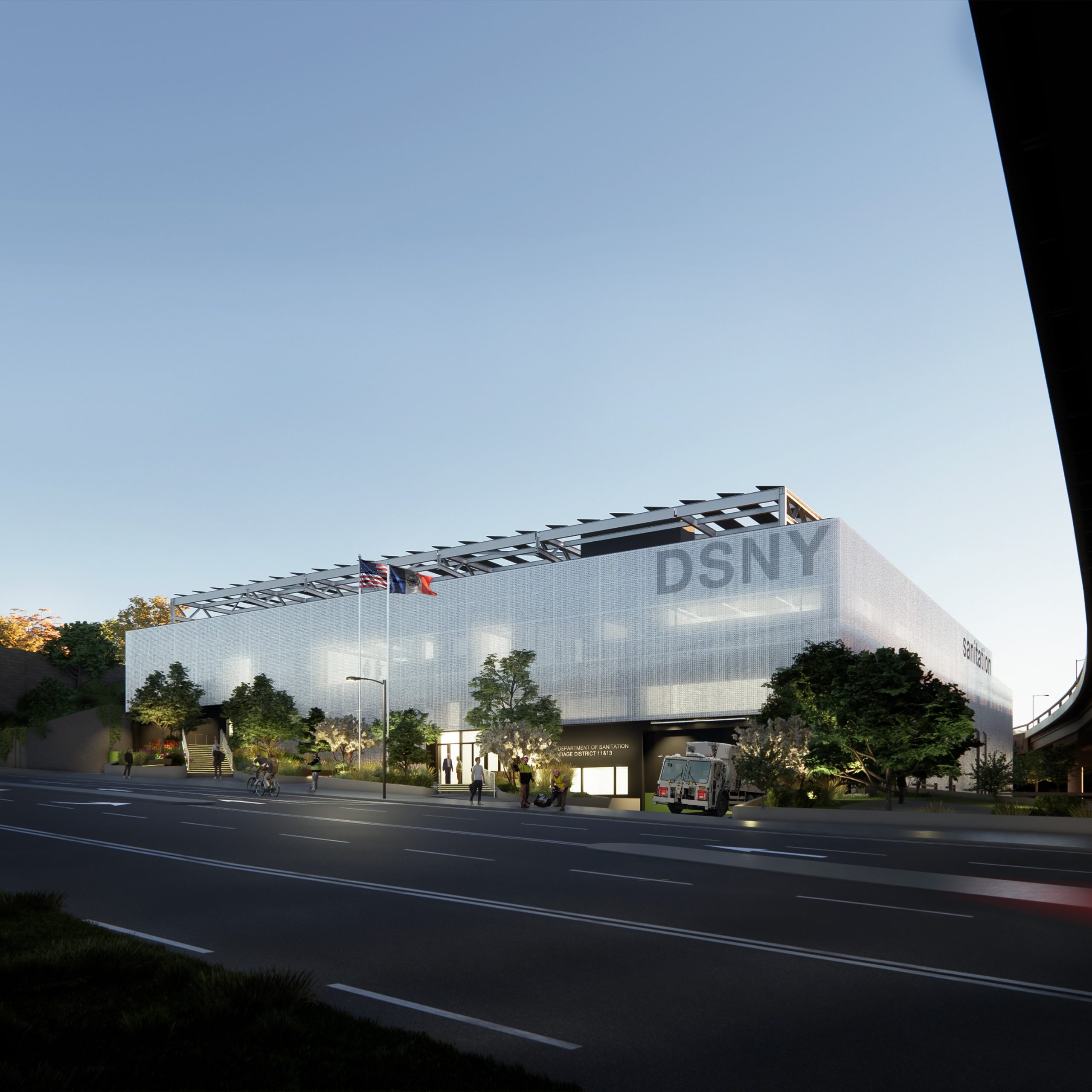 DSNY Queens Districts 11-13 Garage | ASA — Andrea Steele Architecture